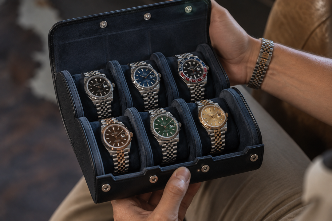 Étui à montres 6 emplacements