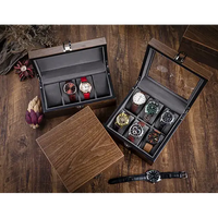 2 wooden watch box